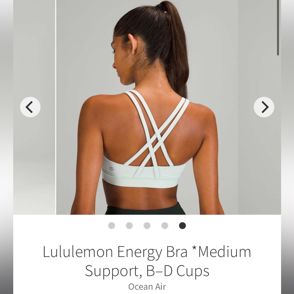 Lululemon Energy Bra- Size 6- SOUL CYCLE SKULL